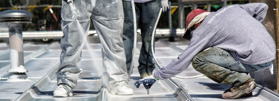 polyurethane-foam-roof-coating-commercial-roofing-fort-worth-tx-area