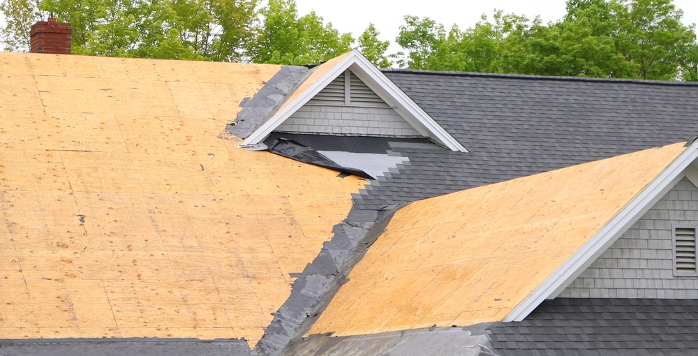 Roof Replacement in Progress